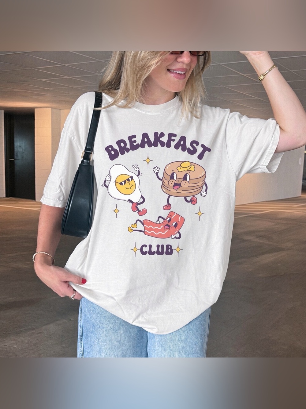 Breakfast Club Comfort Colors Tee, Retro Graphic T-Shirt